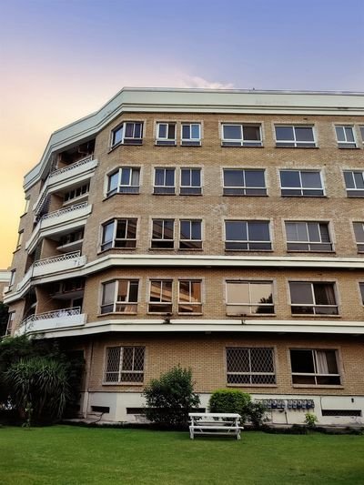 The Royal Enclave elevation in warm light, Islamabad